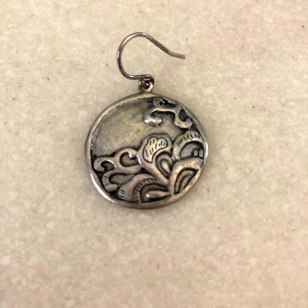 SINGLE Silpada Tidal Wave W2897 earring replacement excellent condition